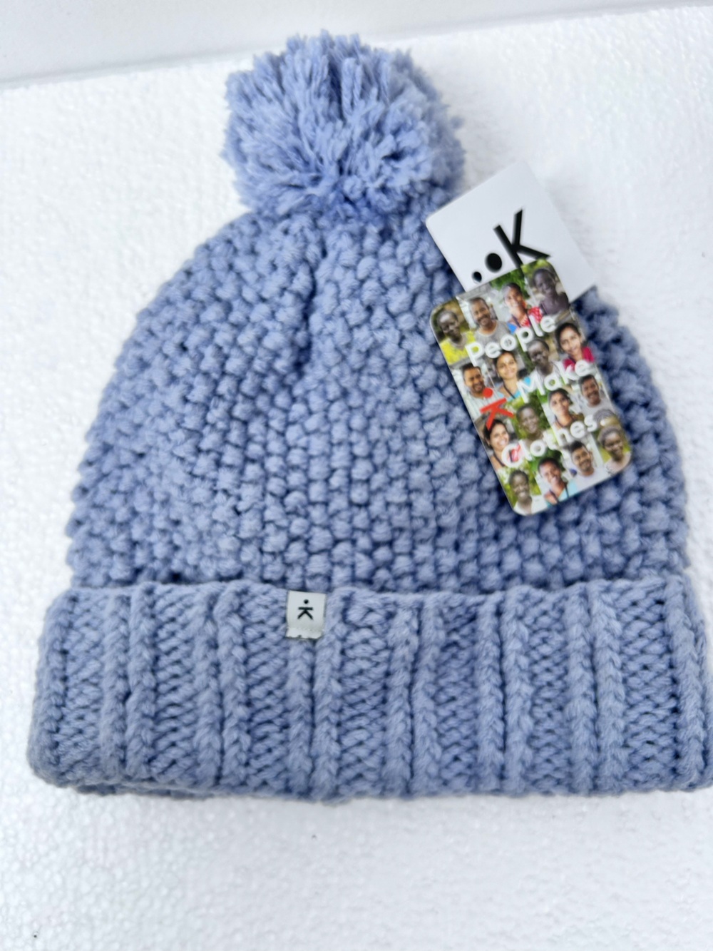Knit Beanie for Kids - Light Lavender